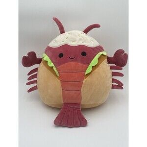 Squishmallows 16" Lorono the Red Lobster in Lobster Roll